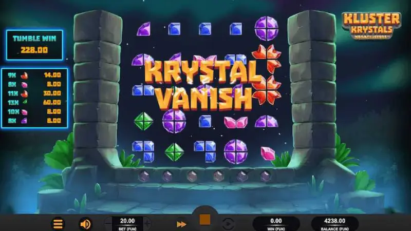 สุดยอดเกม Kluster Krystals Megaclusters รวมสัญลักษณ์จ่ายหนัก